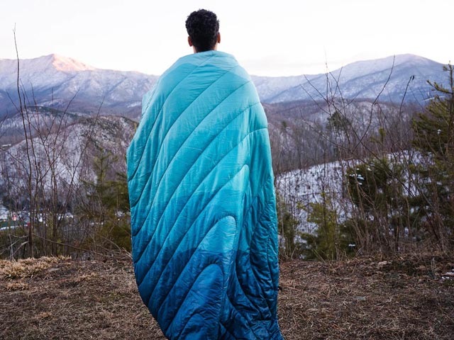 Rumpl/ץ2022AWOriginal Puffy BlanketBlue Ridge Fade/ꥸʥѥե֥󥱥åȡɥ֥롼åեɡɡ