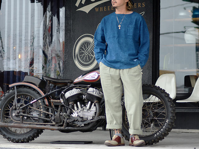 ��Sugar��Co./���奬������ɥ�����2024AW��Indigo Monster Basque/����ǥ�����󥹥����Х�����(SGR-CUT02IND)