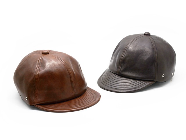 (30% OFF)��2����Mr.FATMAN/�ߥ������ե��åȥޥ��2024AW��Leather Short Brim Cap by Bridge Cap/�쥶�����硼�ȥ֥�७��åץХ��֥�å�����åס�(5244007)