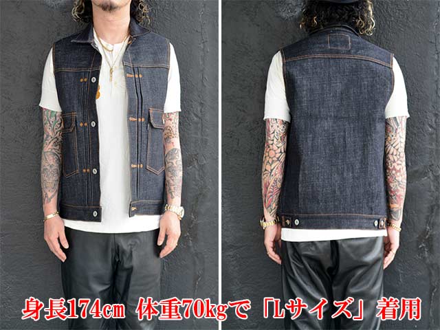 ��2����RED TAiL/��åɥƥ���ۡ�Cross Denim Vest��6th��/�������ǥ˥�٥��ȡɥ��å������ɡ�(RKK-516)