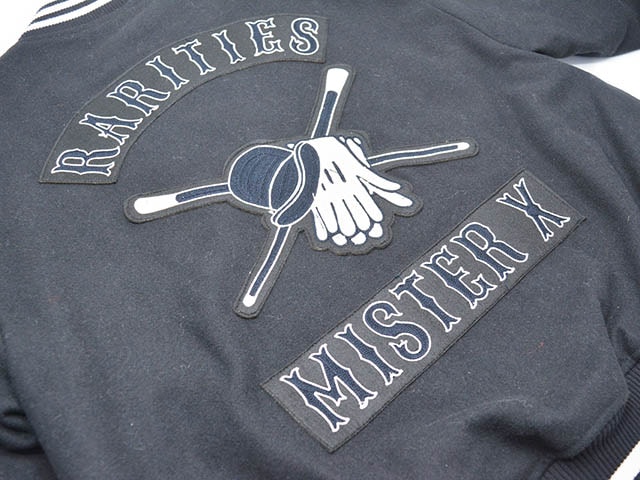 (50% OFF)��MISTER X/�ߥ��������å�����2023AW��Rarities Club Jacket/�쥢��ƥ���������֥��㥱�åȡ�(23AW-MRX-016)<br><br>(UNCHANGING LOVE/��������󥸥󥰥��/POP EYES/�ݥåץ�����/���ᥫ��/�ۥåȥ��å�/�ϡ��졼/WOLF PACK/����եѥå�)