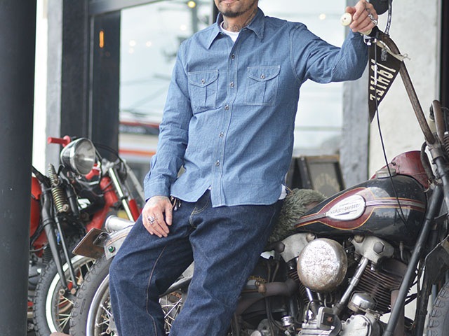��JELADO��ANTIQUE GARMENTS��/�����顼�ɡɥ���ƥ������������ġɡ�2024SS��Pressman Shirts/�ץ쥹�ޥ󥷥�ġ�(AG01105)