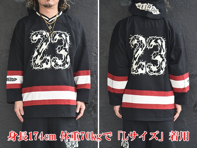 ��WEIRDO/���������ɡ�2025SS��MONSTERS Hockey Jersey/��󥹥������ۥå������㡼������(WRD5117)