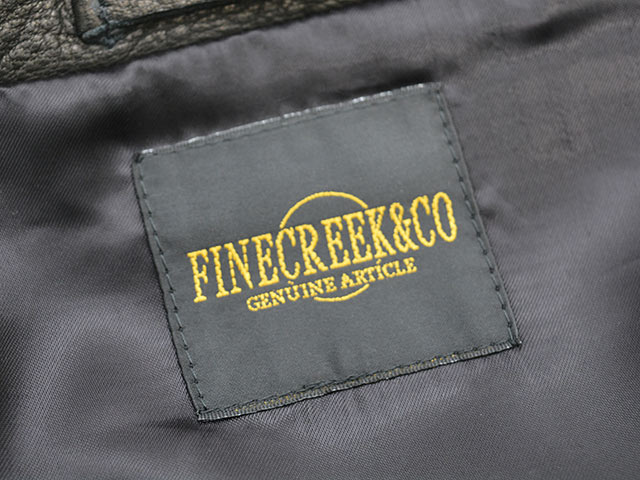 ��2����FINE CREEK&CO/�ե����󥯥꡼������ɥ����ۡ�Deerskin Double Riders Jacket��Clubman��/�ǥ�����������֥�饤���������㥱�åȡɥ���֥ޥ�ɡ�(ACJK027)