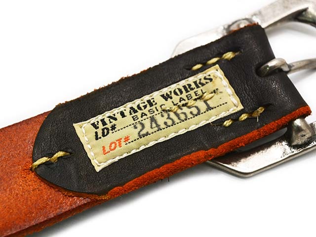 Vintage Works/ヴィンテージワークス】「Teacore Benz Belt”5726”/茶芯