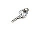 WEIRDO JEWELRY/ɥ奨꡼ۡKey Top/ȥåס(Silver925)<br><br>(GANGSTERVILLE/󥰥ӥ/GLAD HAND/åɥϥ/ᥫ/ϡ졼/ۥåȥå/꡼/ץ쥼/ơȥ/TOY/WOLF PACK/եѥå)