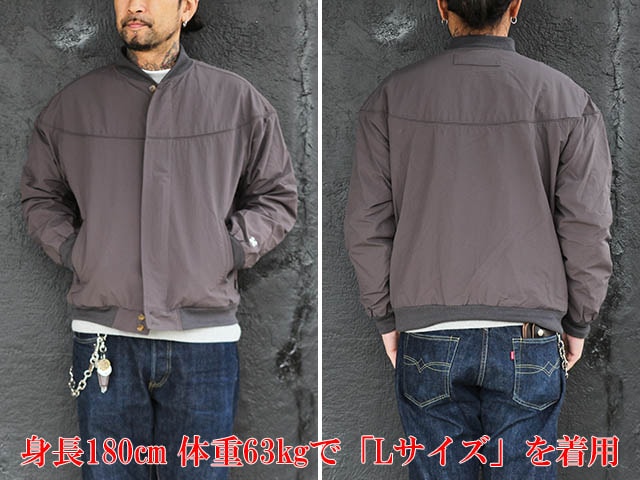 BLUCO【ブルコ】DERBY JACKET【ダービージャケット】 BLUCO Mサイズ ブルコ ダービージャケット グレー DERBY JACKET