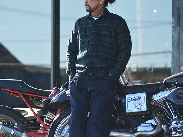 (30% OFF)��3����RED TAiL/��åɥƥ����2024SS��Cross L/S Check Shirts/���������󥰥��꡼�֥����å�����ġ�(RKK-447)