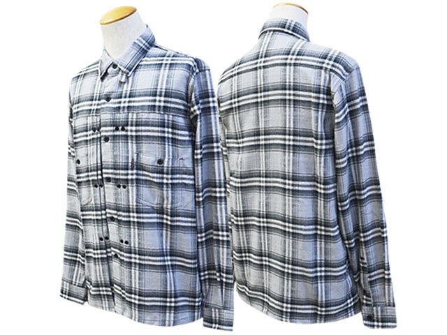 (30% OFF)��3����RED TAiL/��åɥƥ����2024SS��Cross L/S Check Shirts/���������󥰥��꡼�֥����å�����ġ�(RKK-447)