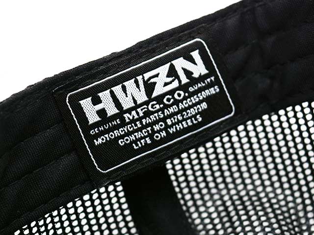 (30% OFF)��3����HWZN BROSS/�ϥ�����֥�����2025SS��Shadow Script Trucker Mesh Cap/����ɡ�������ץȥȥ�å�����å��奭��åס�