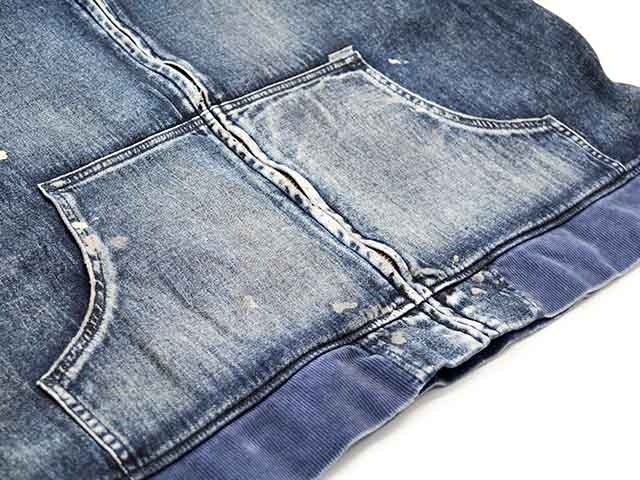��Sugar��Co./���奬������ɥ�����2025AW��Denim Windproof Hoodie��Worker's Wash��/�ǥ˥०����ɥץ롼�եա��ǥ����ɥ�����������å���ɡ�(SGR-JK27U)