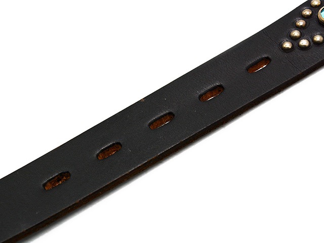 ��2����HTC(Hollywood Trading Company)/�������ƥ�������(�ϥꥦ�åɥȥ졼�ǥ��󥰥���ѥˡ�)�ۡ�1.25inch Leather Studs Belt"Stadium Stone��/1.25������쥶�������å��٥�ȡɥ��������ॹ�ȡ���ɡ�