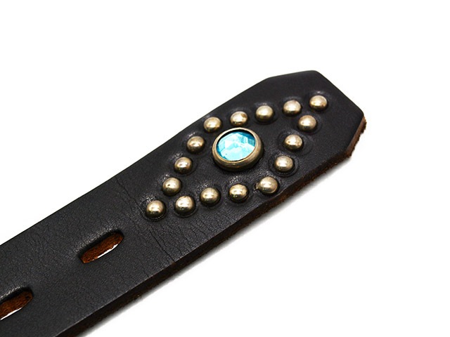 ��2����HTC(Hollywood Trading Company)/�������ƥ�������(�ϥꥦ�åɥȥ졼�ǥ��󥰥���ѥˡ�)�ۡ�1.25inch Leather Studs Belt"Stadium Stone��/1.25������쥶�������å��٥�ȡɥ��������ॹ�ȡ���ɡ�