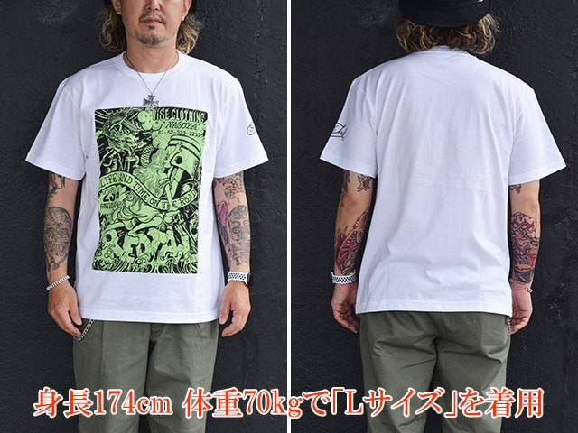 全2色【RED TAiL/レッドテイル】2024SS「SWORD OF REBEL-23 S/S Tee