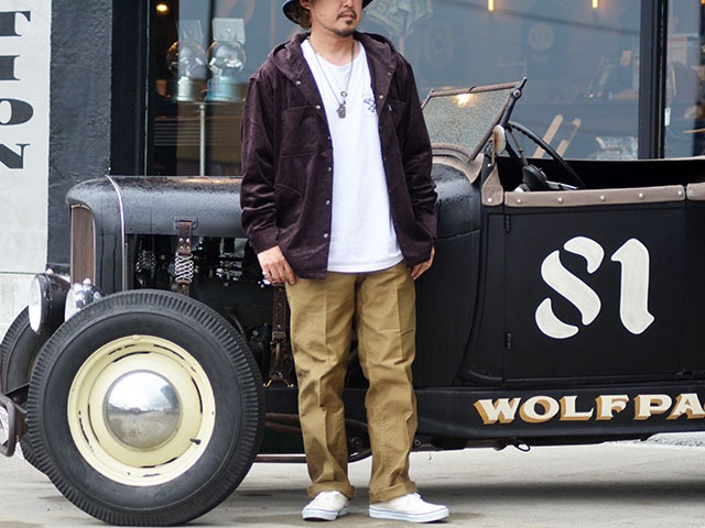 ��3����BLUCO/�֥륳��2025AW��Cord Cloth Work Pants/�����ɥ���������ѥ�ġ�(155-41-038)