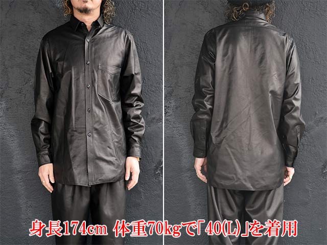 ��MOSSIR by FINE CREEK&CO/�⥷���� �Х� �ե����󥯥꡼������ɥ����ۡ�Washable Leather Shirts��GOOD MAN��/�����å���֥�쥶������ġɥ��åɥޥ�ɡ�(MOST015)