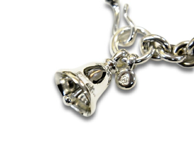 ��SHAFT SILVER WORKS/����եȥ���С�������ۡ�Small Smooth Links with Midium Bell Bracelet/���⡼�륹�ࡼ����󥯥��������ߥǥ�����٥�֥쥹��åȡ�(SB-001)