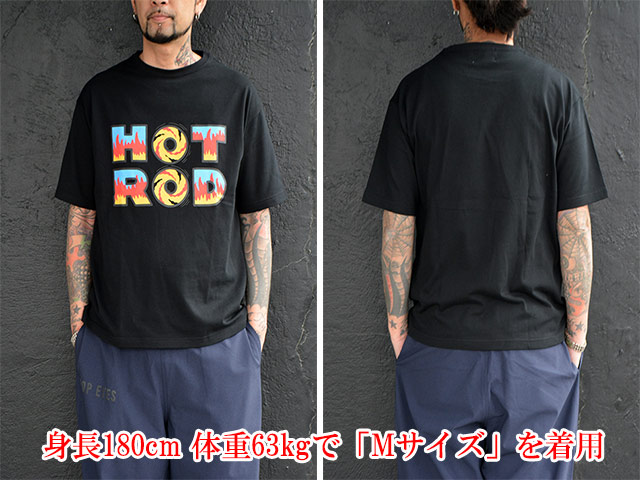 ��2����POP EYES/�ݥåץ�������2023SS��Crew Neck S/S Easy Tee��HOT ROD��/���롼�ͥå����硼�ȥ��꡼�֥�������Tee�ɥۥåȥ��åɡɡ�(23SS-PPE-017)(UNCHANGING LOVE/��������󥸥󥰥��/MISTER X/�ߥ��������å���)