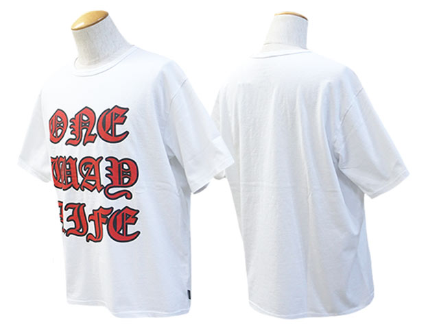 (30% OFF)��3����EVILACT/�����֥륢���ȡ�2024SS��One Way Life S/S Tee/��󥦥����饤�ե������ܡ��󥷥硼�ȥ��꡼��Tee��(EA-WFRSS-T10)