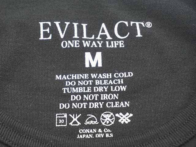 (30% OFF)��3����EVILACT/�����֥륢���ȡ�2024SS��One Way Life S/S Tee/��󥦥����饤�ե������ܡ��󥷥硼�ȥ��꡼��Tee��(EA-WFRSS-T10)