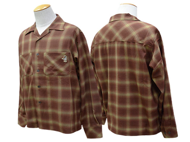��2����MONSTOR TIMES/��󥹥ȥ������ॺ��2026SS��MT BARUDEN Check L/S Shirt/MT�Х�ǥ�����å����󥰥��꡼�֥���ġ�(26SS-MT-006)