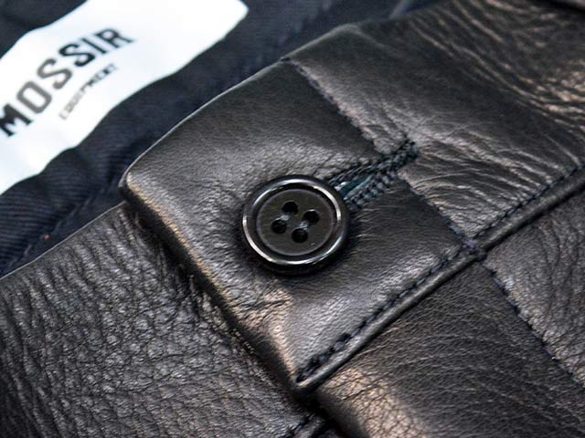 ��MOSSIR by FINE CREEK&CO/�⥷���� �Х� �ե����󥯥꡼������ɥ����ۡ�Washable Leather Two Tuck Slim Pants��OPEN DAY��/�����å���֥�쥶���ġ����å������ѥ�ġɥ����ץ�ǥ��ɡ�(MOPT030)