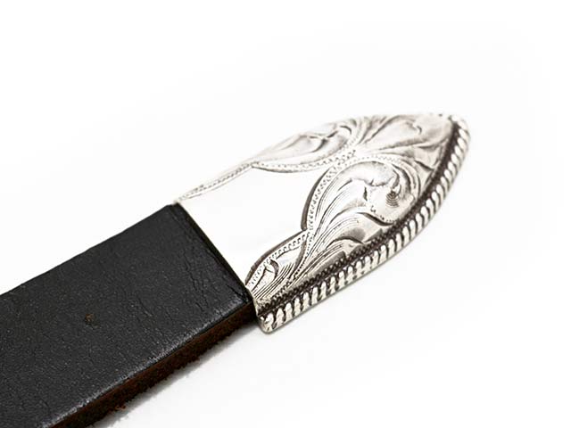 ��HTC(Hollywood Trading Company)/�������ƥ�������(�ϥꥦ�åɥȥ졼�ǥ��󥰥���ѥˡ�)�ۡ�0.75inch Leather Western Narrow Belt"60s Studs��/0.75��������쥶������������ʥ����٥�ȡ�60s�����å��ɡ�