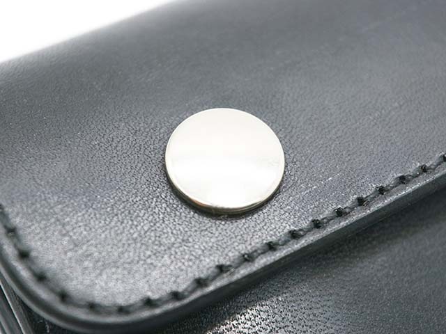 ��TISS CUSTOM LEATHERS/�ƥ�����������쥶�����ۡ�Trucker Wallet/�ȥ�å���������åȡ�(BK��BK��BK/Narrow Stitch)