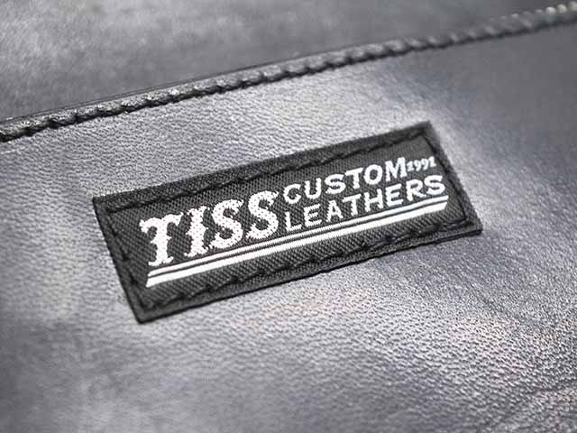 ��TISS CUSTOM LEATHERS/�ƥ�����������쥶�����ۡ�Trucker Wallet/�ȥ�å���������åȡ�(BK��BK��BK/Narrow Stitch)
