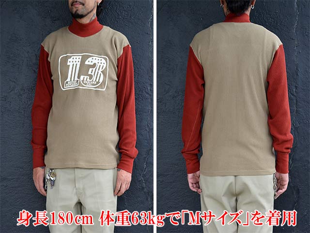 全2色【FREE WHEELERS/フリーホイーラーズ】2023SF「High Neck Thermal