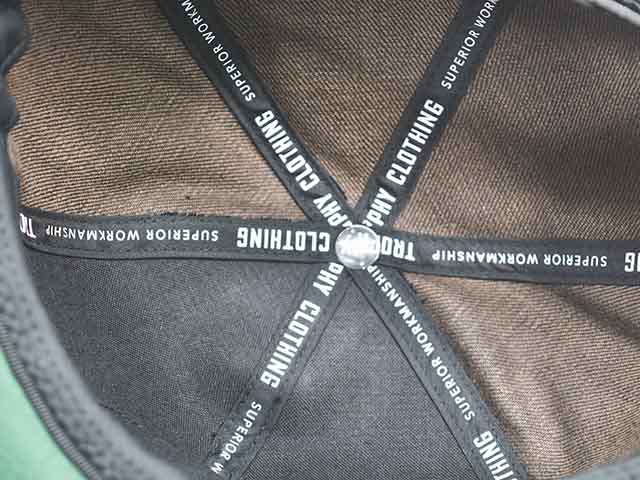 ��3����TROPHY CLOTHING/�ȥ��ե������������󥰡�2025SS��Earth Logo Denim Tracker Cap/�����������ǥ˥�ȥ�å�������åס�(TR25SS-701)