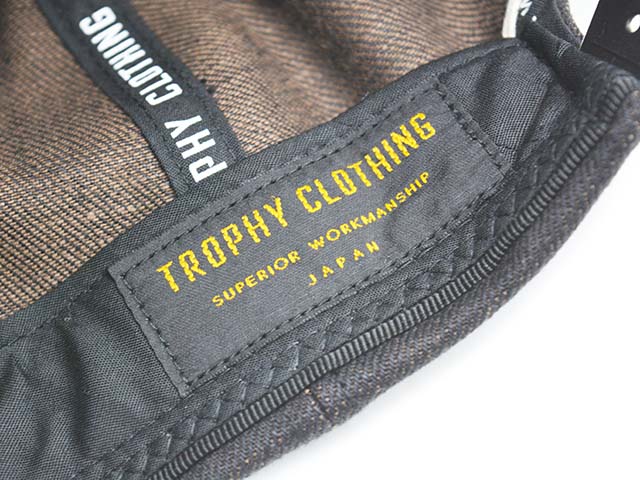 ��3����TROPHY CLOTHING/�ȥ��ե������������󥰡�2025SS��Earth Logo Denim Tracker Cap/�����������ǥ˥�ȥ�å�������åס�(TR25SS-701)