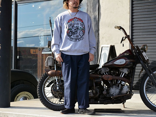 ��POSSUM BLUES/�ݥå���֥롼���ۡ�Printed Sweat��FEELIN�� BAD��/�ץ��ƥåɥ������åȡɥե������Хåɡɡ�