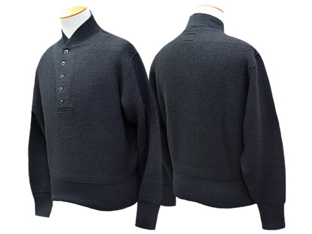 ��2����TROPHY CLOTHING/�ȥ��ե������������󥰡�2025AW��Army Button High Neck Knit/�����ߡ��ܥ���ϥ��ͥå��˥åȡ�(TR25AW-208)