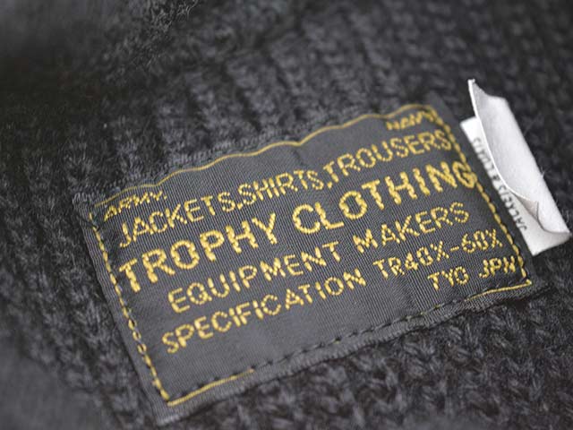 ��2����TROPHY CLOTHING/�ȥ��ե������������󥰡�2025AW��Army Button High Neck Knit/�����ߡ��ܥ���ϥ��ͥå��˥åȡ�(TR25AW-208)