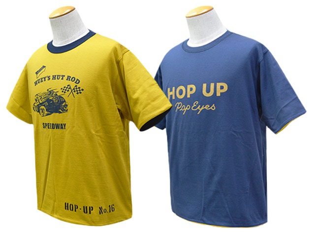 ��POP EYES/�ݥåץ�������2026SS��HOP UP SPEEDWAY Reversible S/S Tee/�ۥåץ��åץ��ԡ��ɥ�������С����֥륷�硼�ȥ��꡼��Tee��(26SS-PPE-007)