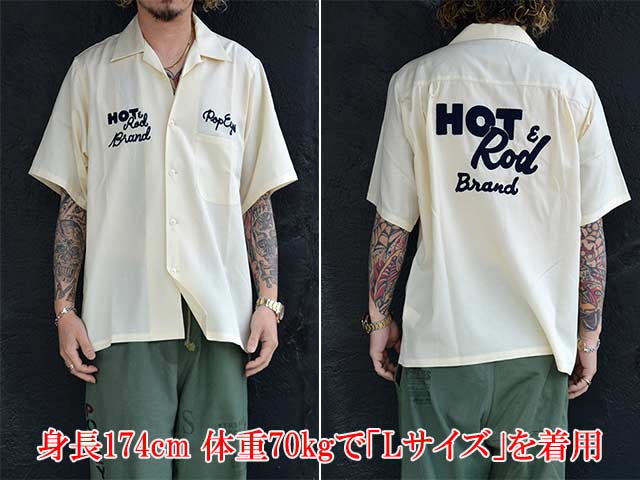��2����POP EYES/�ݥåץ�������2026SS��HOT&ROD S/S Shirt/�ۥå�&���åɥ��硼�ȥ��꡼�֥���ġ�(26SS-PPE-012)