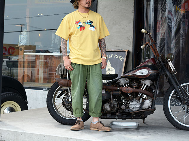 ��3����PANTY DROPPER/�ѥ�ƥ����ɥ��åѡ���2026SS��PANTY SMURF S/S Tee/�ѥ�ƥ������ޡ��ե��硼�ȥ��꡼��Tee��