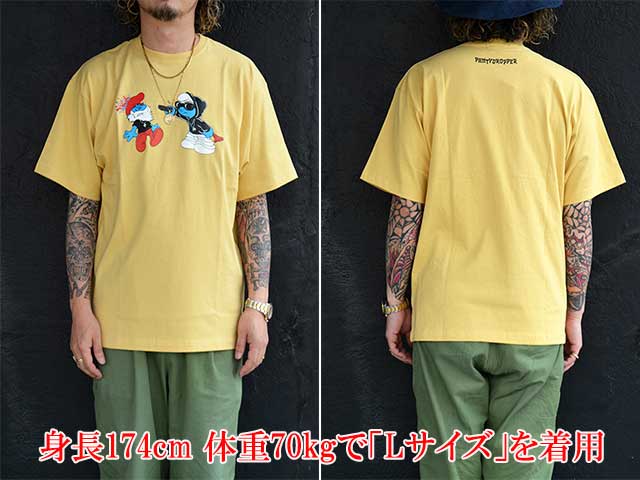 ��3����PANTY DROPPER/�ѥ�ƥ����ɥ��åѡ���2026SS��PANTY SMURF S/S Tee/�ѥ�ƥ������ޡ��ե��硼�ȥ��꡼��Tee��