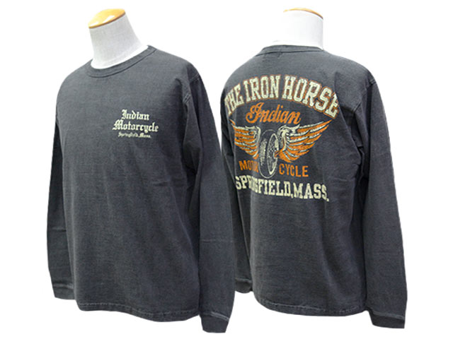 ��3����INDIAN MOTORCYCLE/����ǥ�����⡼�������������2026FW��L/S Tee��FLYING WHEEL��/���󥰥��꡼��Tee�ɥե饤�󥰥ۥ�����ɡ�(IM69792)