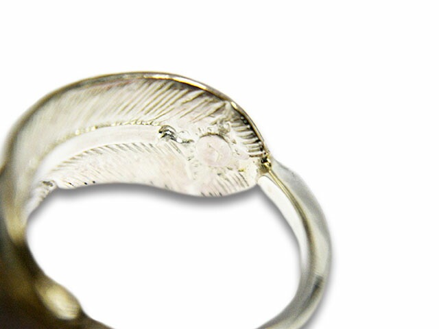 ��FIRST ARROW's/�ե������ȥ��������ۡ�Small Feather Ring with K18/K18�դ����⡼��ե�������󥰡�(R-094)