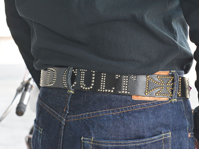 全2色【MAD CULT/マッドカルト】「MC Member Belt”Iron Cross