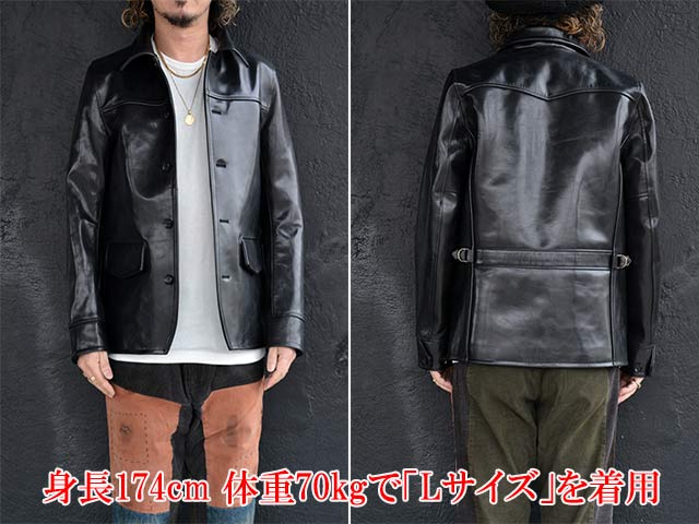 (30% OFF)��GANGSTERVILLE/����󥰥������ӥ�ۡ�30's Car Coat��Horse Hide��/�����ƥ��������������ȡɥۡ����ϥ��ɡɡ�(GSV9907)