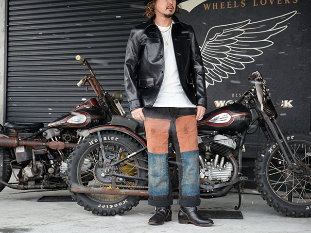 (30% OFF)��GANGSTERVILLE/����󥰥������ӥ�ۡ�30's Car Coat��Horse Hide��/�����ƥ��������������ȡɥۡ����ϥ��ɡɡ�(GSV9907)