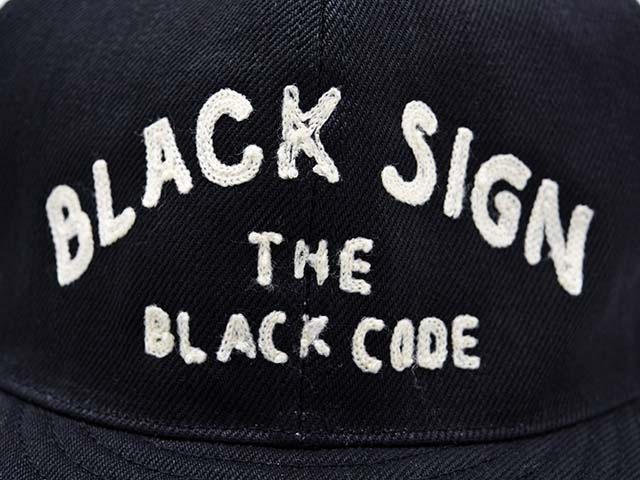 ��BLACK SIGN/�֥�å��������2026SS��BLACK CODE Trucker Cap/�֥�å������ɥȥ�å�������åס�(BSSC-26902)