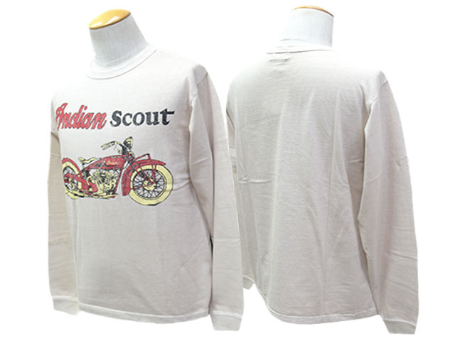 ��3����INDIAN MOTORCYCLE/����ǥ�����⡼�������������2026FW��L/S Tee��INDIAN SCOUT��/���󥰥��꡼��Tee�ɥ���ǥ����󥹥����ȡɡ�(IM69791)