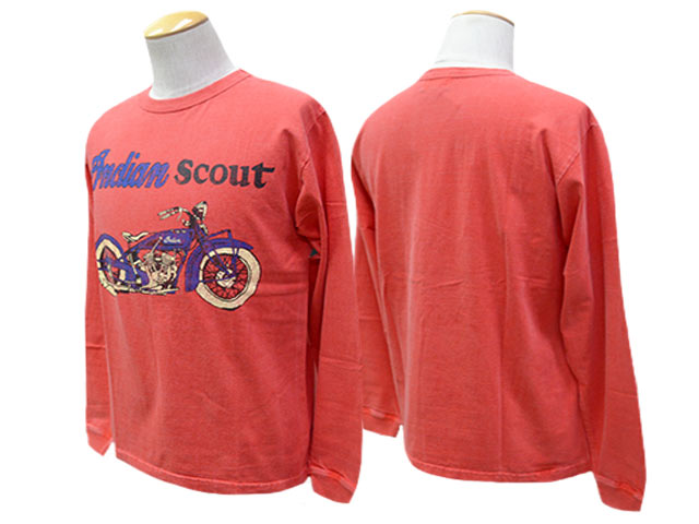 ��3����INDIAN MOTORCYCLE/����ǥ�����⡼�������������2026FW��L/S Tee��INDIAN SCOUT��/���󥰥��꡼��Tee�ɥ���ǥ����󥹥����ȡɡ�(IM69791)