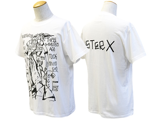 (50% OFF)��2����MISTER X/�ߥ��������å�����2023SS��Crew Neck S/S Tee��Fuck the PB��/���롼�ͥå����硼�ȥ��꡼��Tee��Fuck the PB�ɡ�(23SS-MRX-016)(UNCHANGING LOVE/��������󥸥󥰥��/POP EYES/�ݥåץ�����/���ᥫ��/WOLF PACK/����եѥå�)