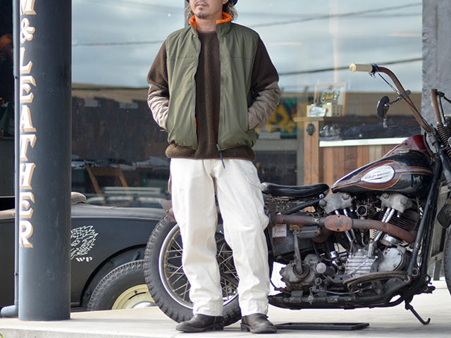 ��2����FREE WHEELERS/�ե꡼�ۥ����顼����2024FW��Reversible Vest��BEACON��/��С����֥�٥��ȡɥӡ�����ɡ�(2421016)