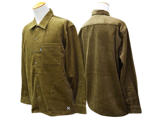 全3色【BLUCO/ブルコ】2025AW「Corduroy Work Shirts/コーデュロイ